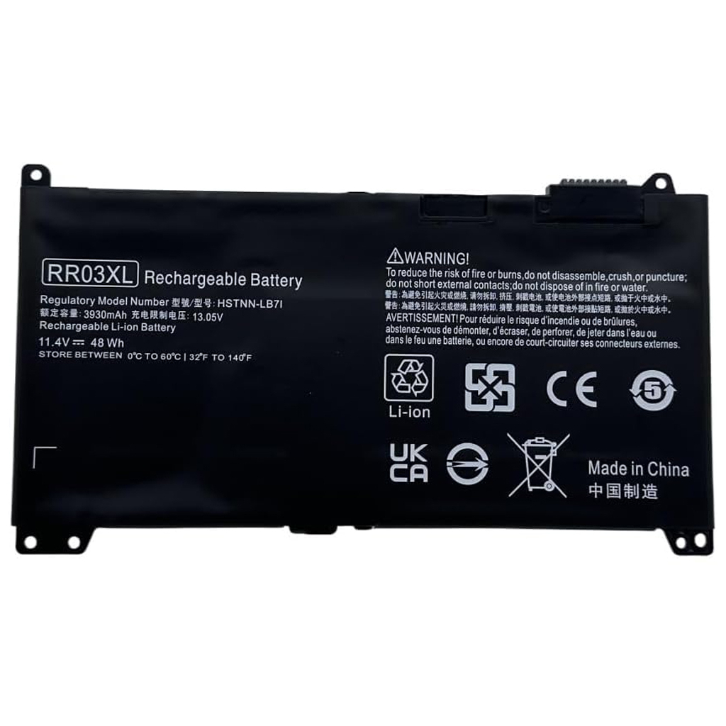 Акумулятор до ноутбука HP ProBook 450 G4 RR03XL, 40Wh (3500mAh), 3cell, 11.4V, Li-ion AlSoft (A47722) - зображення 1