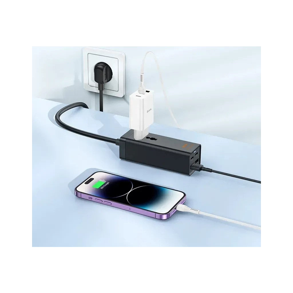 Мережевий фільтр живлення HOCO AC10A (6942007601672) - зображення 3