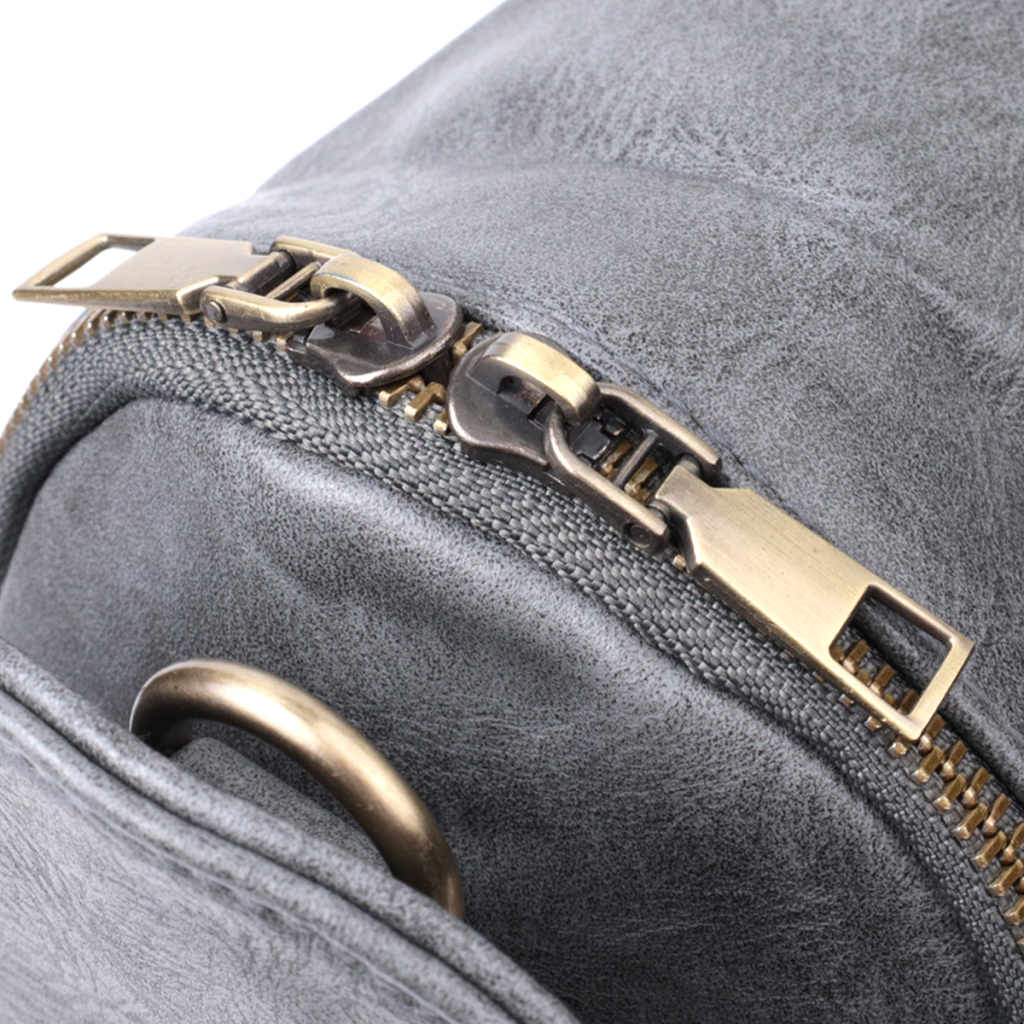 Сумка Vintage Через плече з екошкіри Сіра (22792) - зображення 6