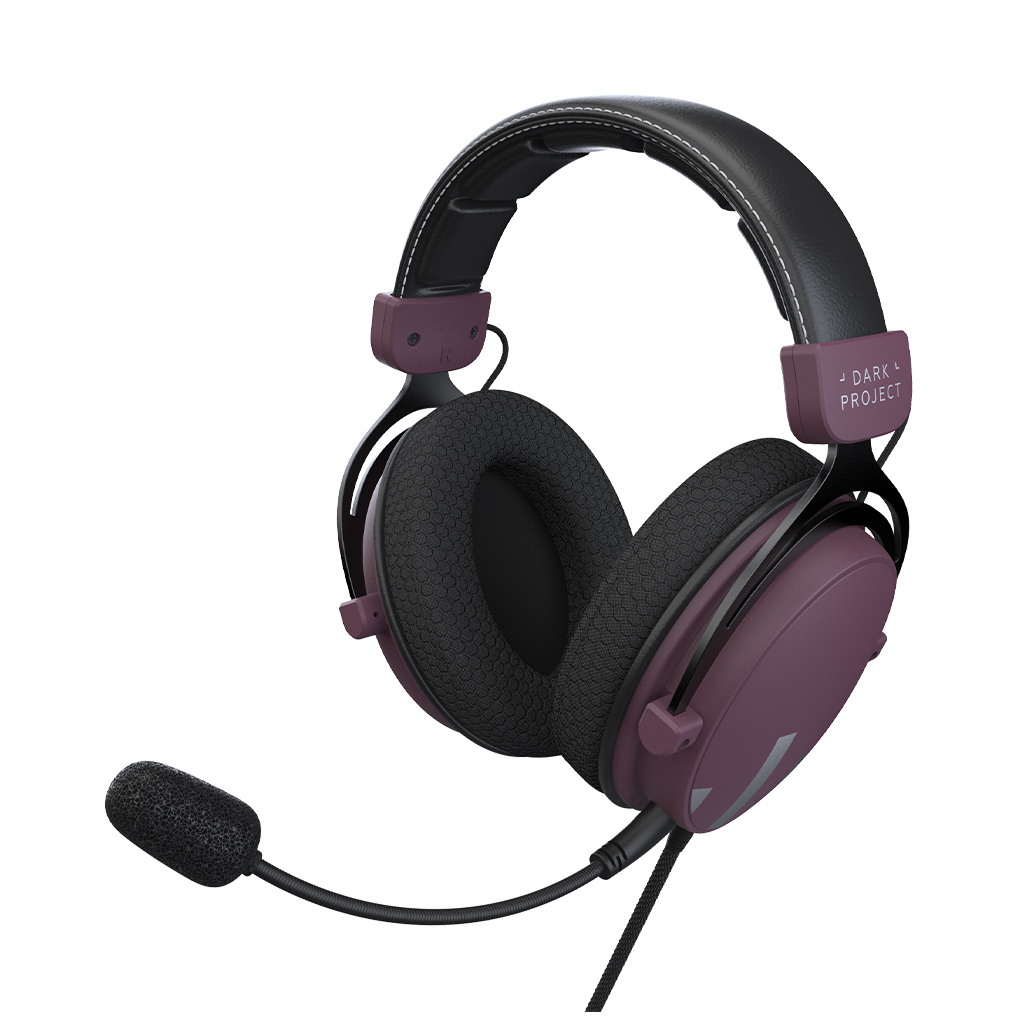 Навушники Dark Project One HS4 Wired Purple/Black (DPO-HS-5004) - зображення 4