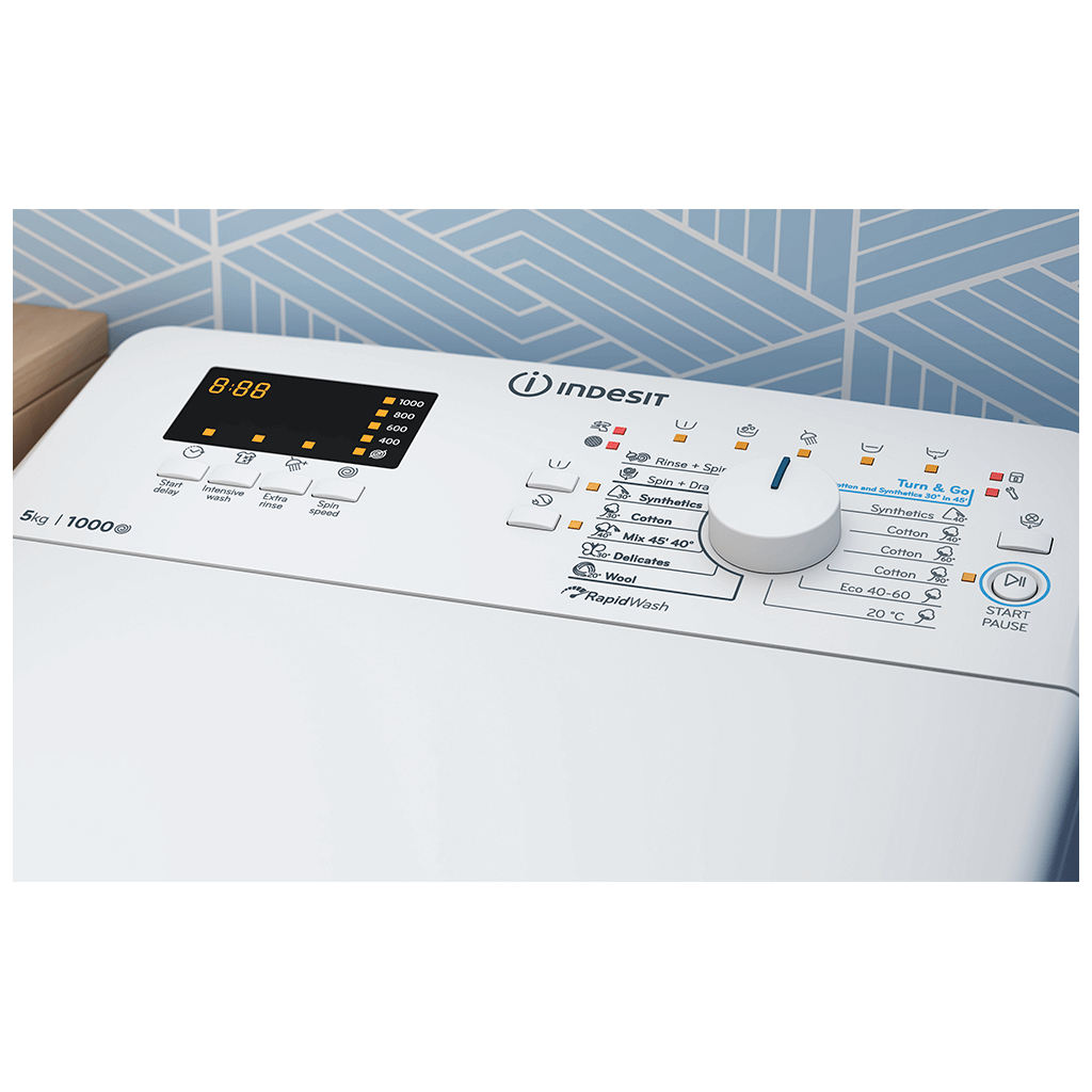 Пральна машина Indesit BTWS50400EU/N - зображення 6