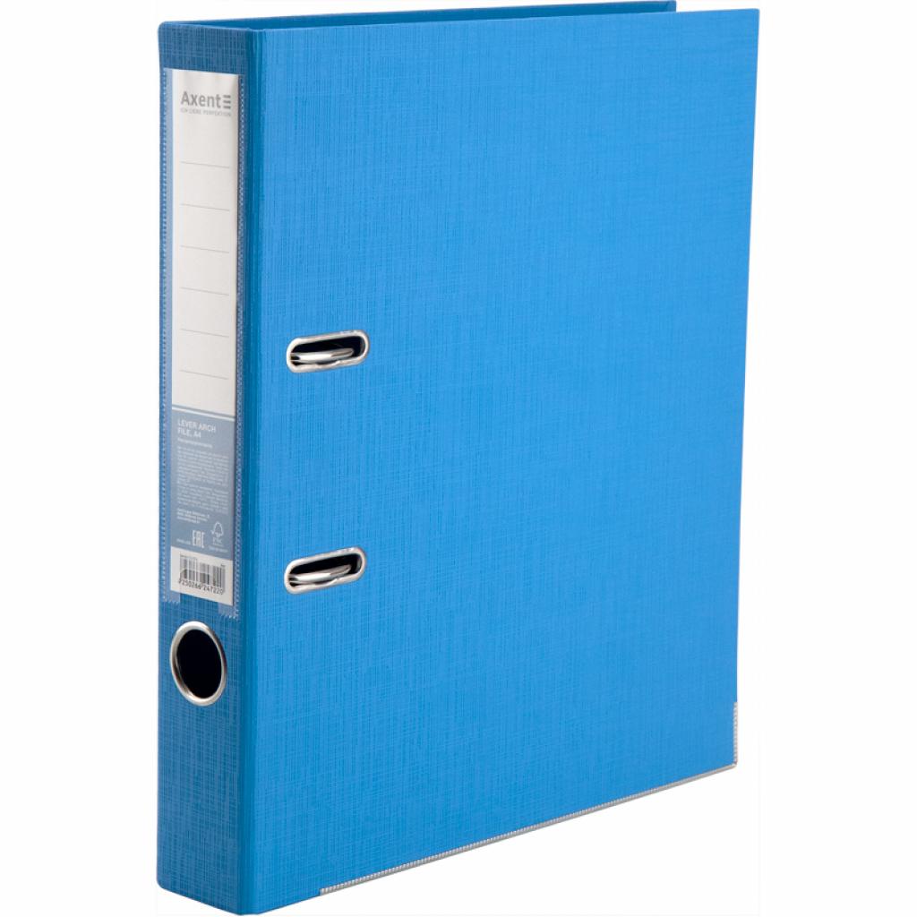 Папка - реєстратор Axent Prestige + А4 5см Арочний блакитна (1721-07C-A) - зображення 1