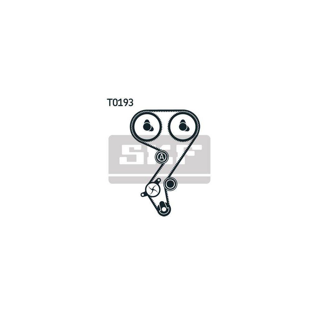 Комплект ременя ГРМ з помпой SKF VKMC 03256 - зображення 2