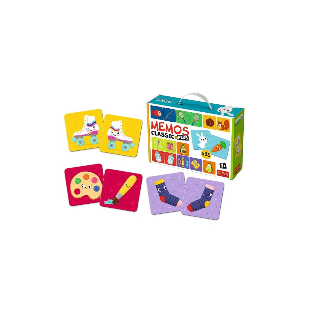 Настільна гра Trefl Мемо Класичні. Логіка (Memos Classic&plus Logika) (02272) - зображення 2