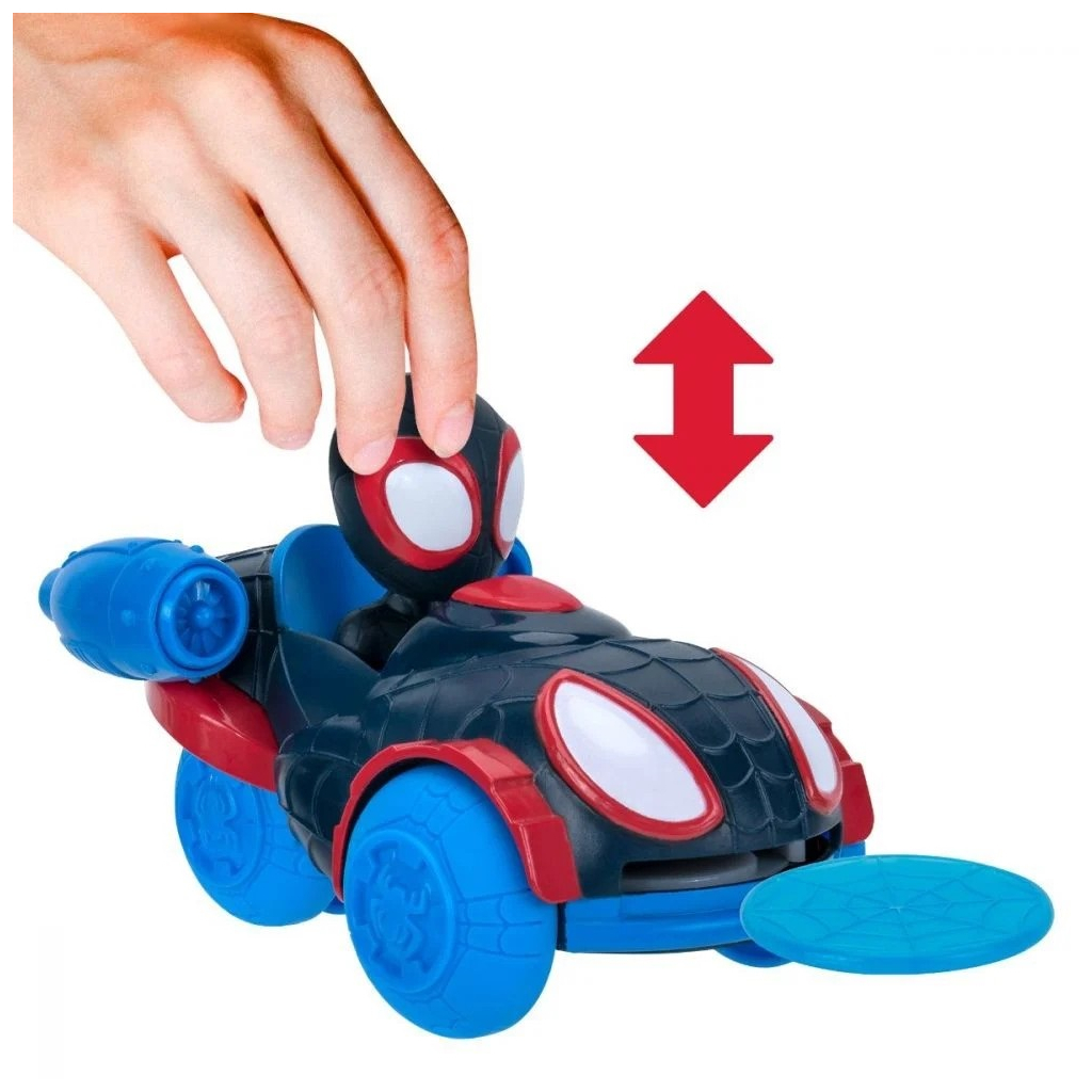 Машина Spidey Little Vehicle Disc Dashers Miles Morales Майлз Моралес (SNF0010) - зображення 7