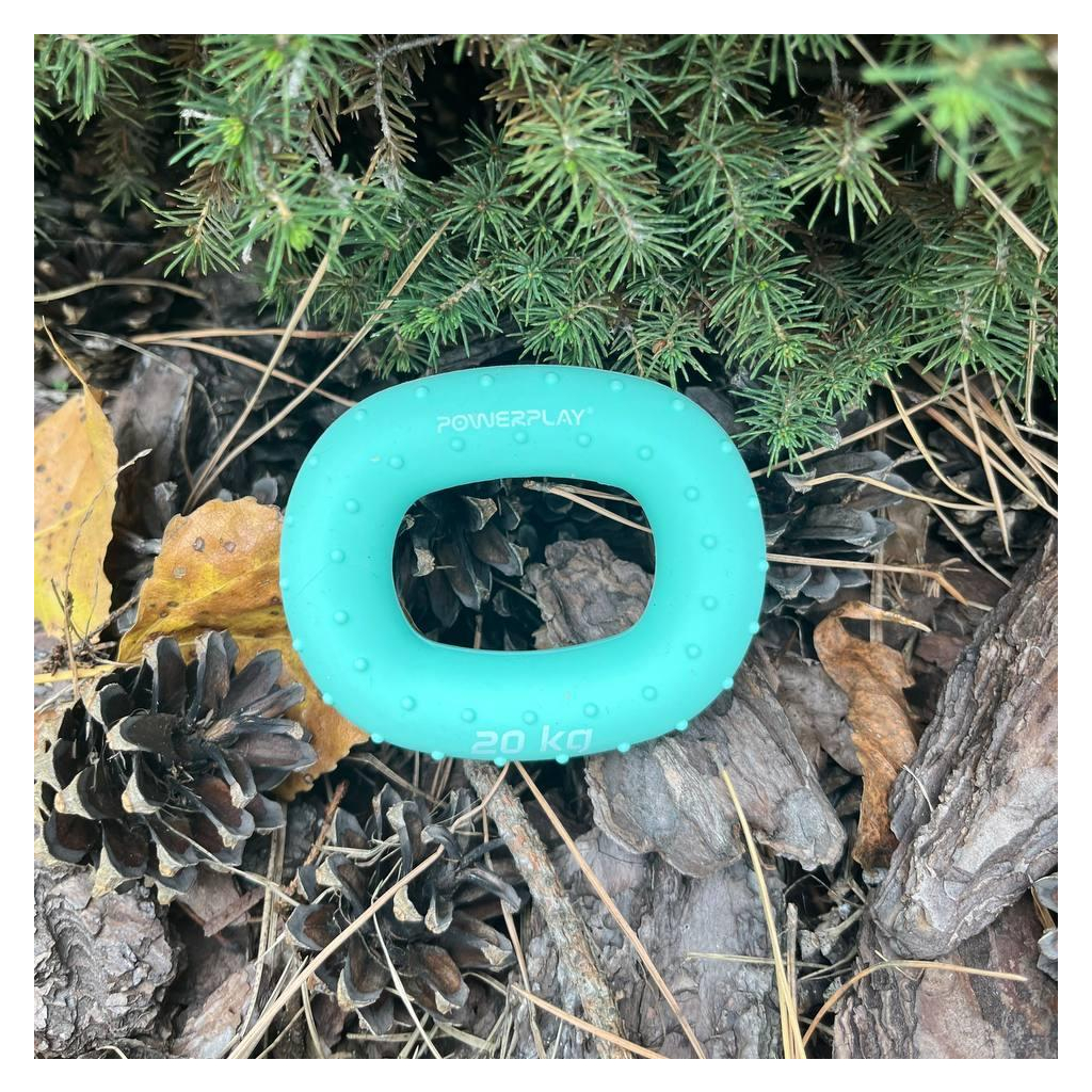 Еспандер PowerPlay PP-4337 Hand Grip Medium 20 кг Зелений (PP_4337_Green_20kg) - зображення 9