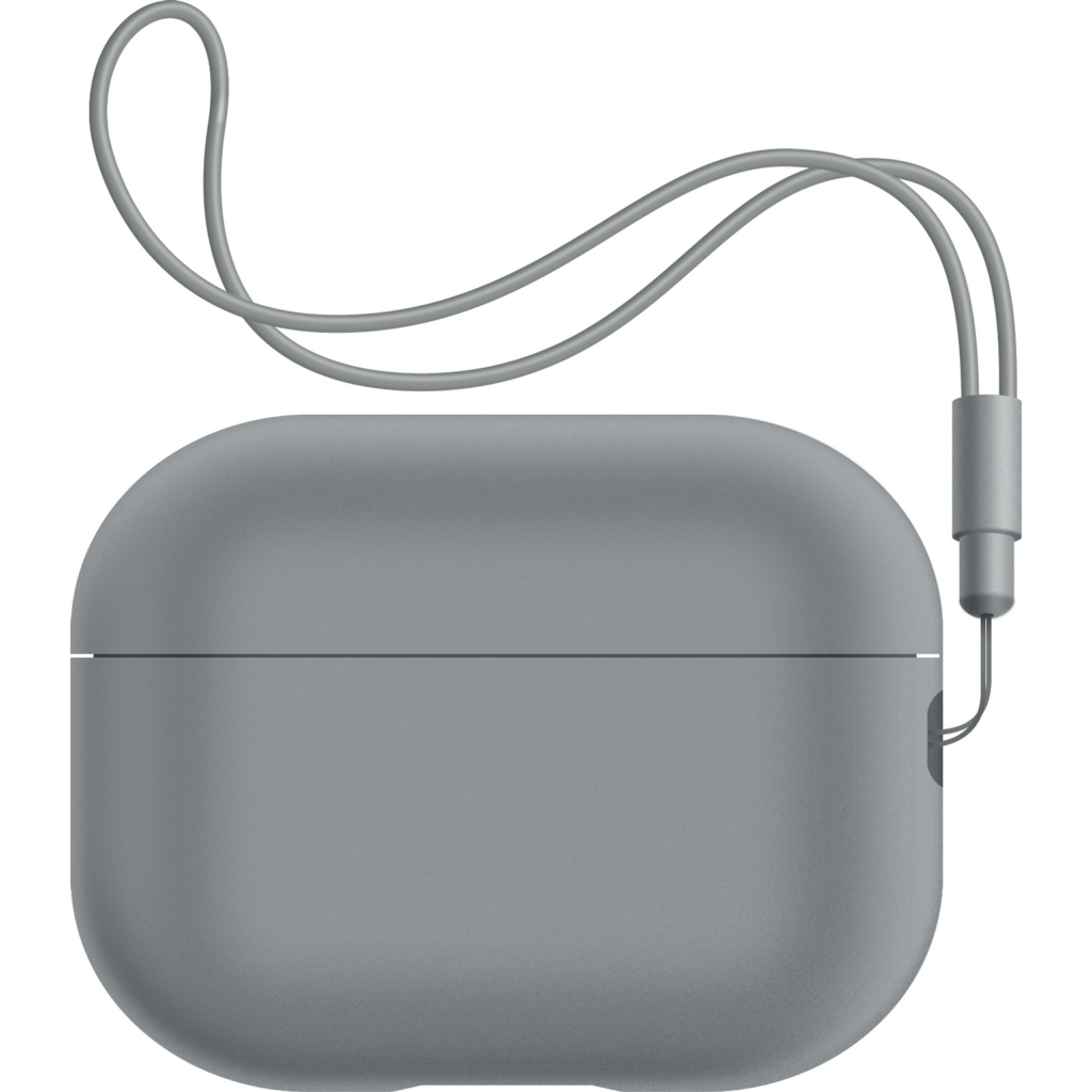 Чохол для навушників Armorstandart Silicone Case with straps для Apple Airpods Pro 2 Gray (ARM68610) - зображення 1