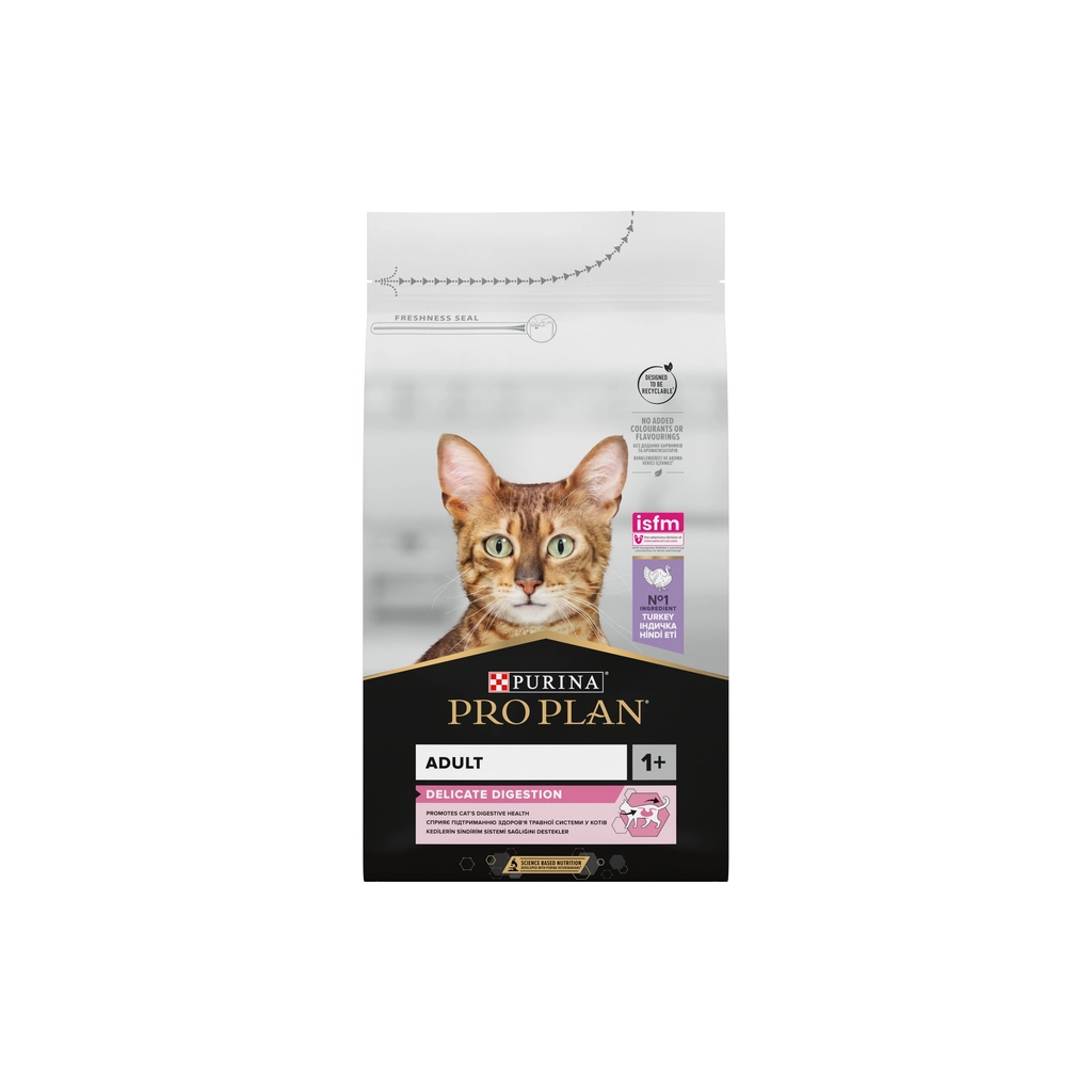 Сухий корм для кішок Purina Pro Plan Delicate Turkey зі смаком індички 1.5 кг (3222270884136) - зображення 1