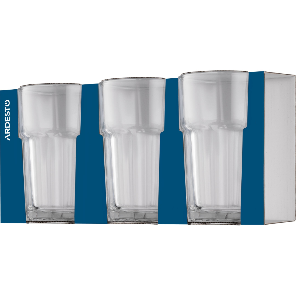 Набір склянок Ardesto Salerno 360 мл 3 шт (AR2636LS) - зображення 2