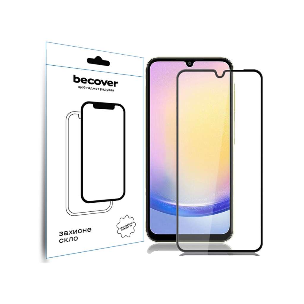 Скло захисне BeCover Samsung Galaxy A26 SM-A266 Black (712885) - зображення 1