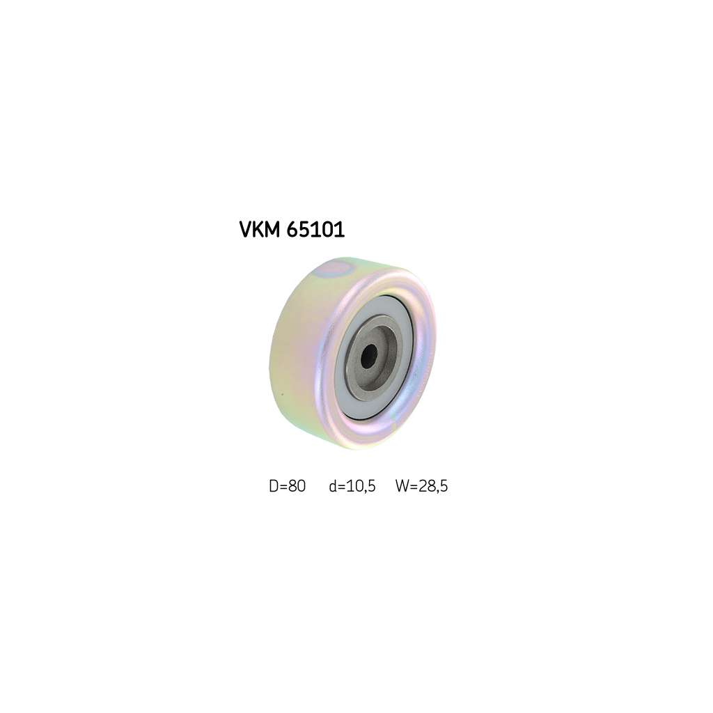 Ролик натягувача ременя SKF VKM 65101 - зображення 1