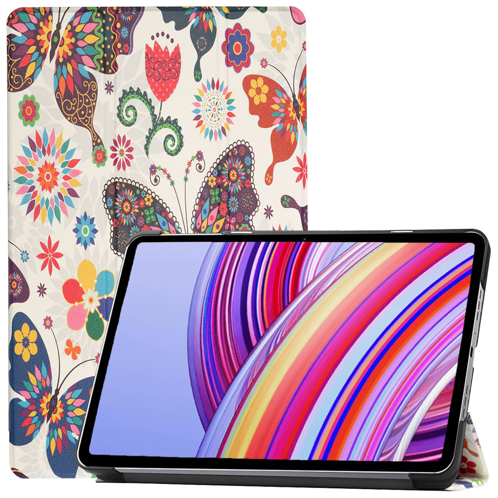 Чохол до планшета BeCover Smart Case Xiaomi Poco Pad 12.1" Butterfly (711567) - зображення 2