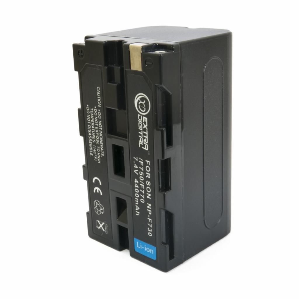 Акумулятор до фото/відео Extradigital Sony NP-F730 (BDS2650) - зображення 4