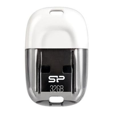 USB флеш накопичувач Silicon Power 32GB Touch T09 White USB 2.0 (SP032GBUF2T09V1W) - зображення 1