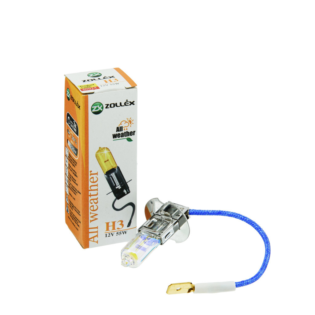 Автолампа Zollex H3 12V 55W All weather (2860924) - зображення 2
