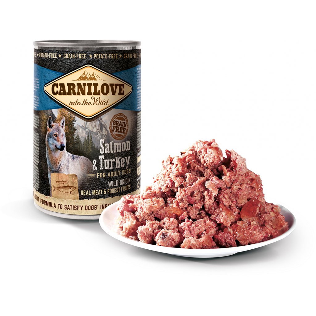Консерви для собак Carnilove Dog з лососем та індичкою 400 г (8595602529278) - зображення 2