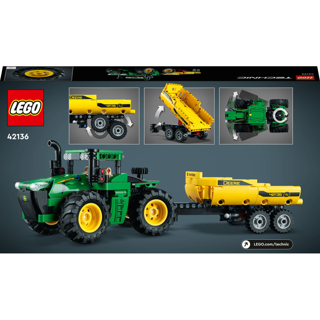 Конструктор LEGO Technic John Deere 9620R 4WD Tractor 390 деталей (42136) - зображення 10