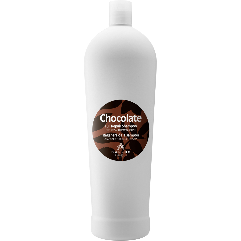Шампунь Kallos Cosmetics Chocolate Full Repair Shampoo для сухого і пошкодженого волосся 1000 мл (5998889511005) - изображение 1