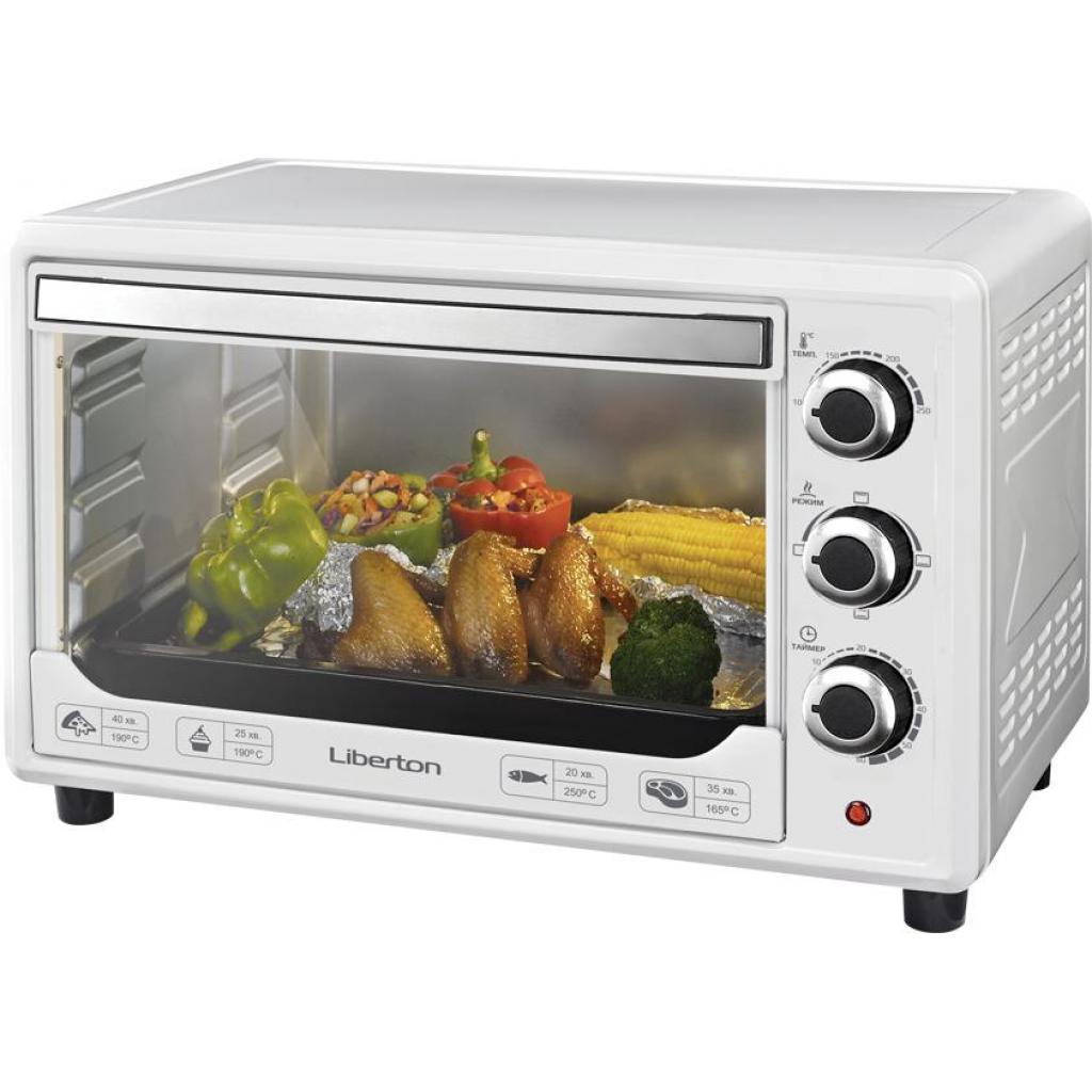 Електропіч Liberton LEO-380 White - зображення 1