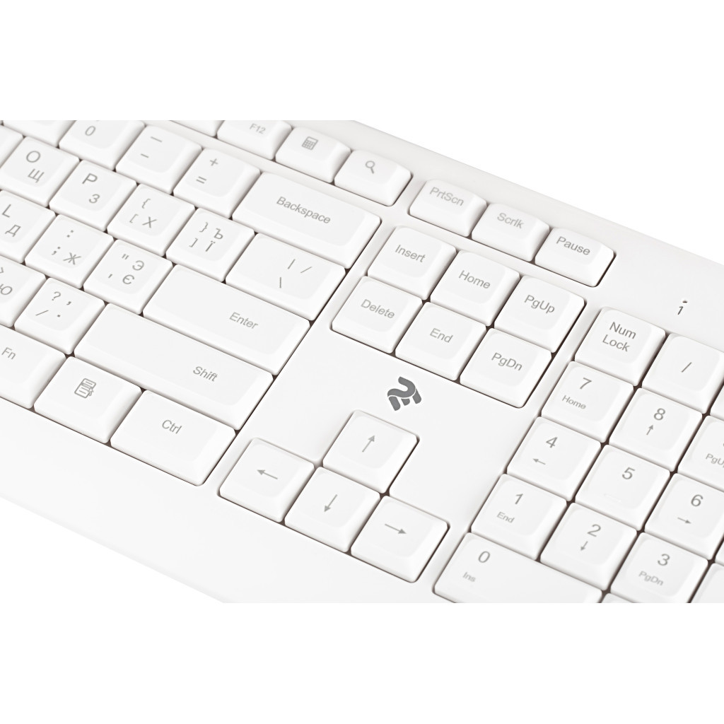 Клавіатура 2E KS220 Wireless White (2E-KS220WW) - зображення 6