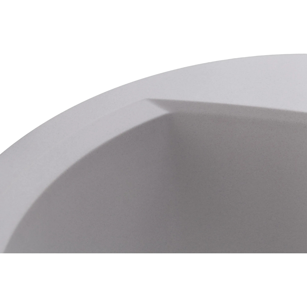 Мийка кухонна GRANADO RONDA white з сифоном (470*490mm.) (gr2205) - зображення 4