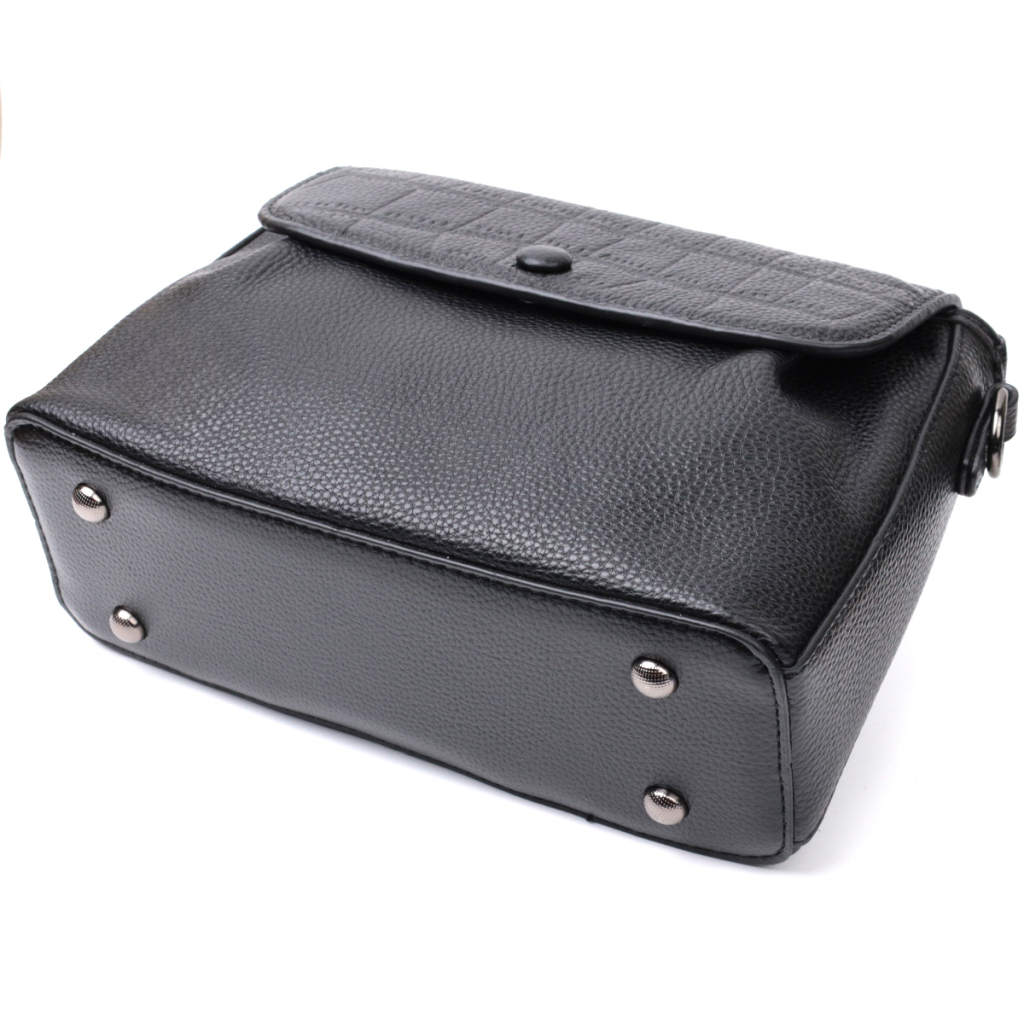 Сумка Vintage Жіноча з натуральної шкіри Чорна (22330) - зображення 3