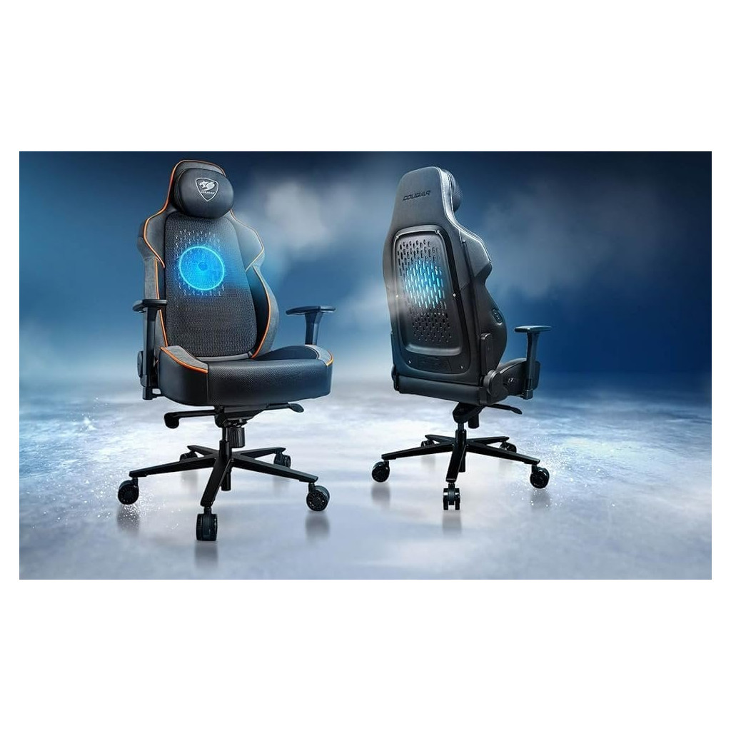 Крісло ігрове Cougar NxSys Aero Black - зображення 8