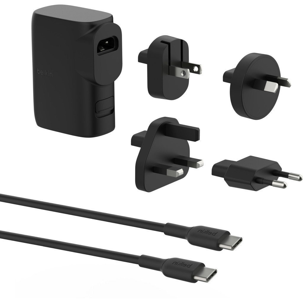Зарядний пристрій Belkin USB-С 25W PD + PowerBank 5000mAh + cable USB-C 1m (BPZ003BT1MBK-B6) - зображення 3