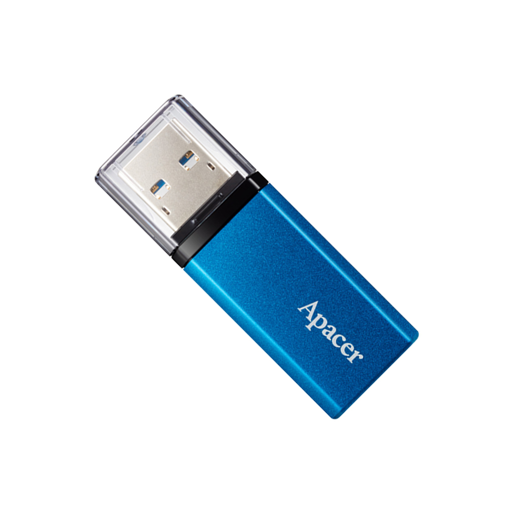 USB флеш накопичувач Apacer 64GB AH25C Ocean Blue USB 3.0 (AP64GAH25CU-1) - зображення 1