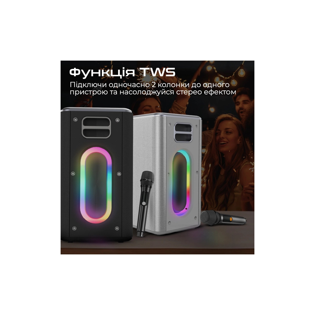 Акустична система HiFuture MusicBox 100W Silver (musicbox.silver) - зображення 5