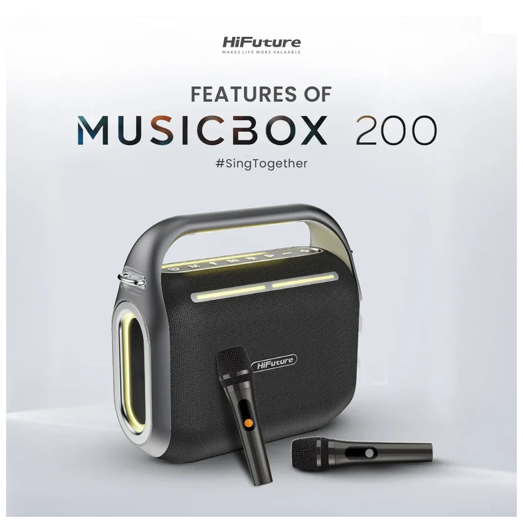 Акустична система HiFuture Musicbox 200 Black (musicbox200.black) - зображення 2