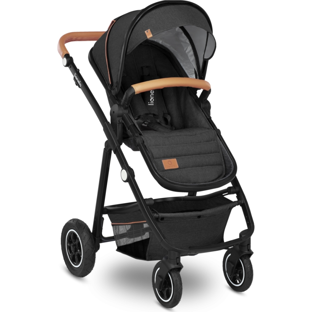 Коляска Lionelo 3 в 1 Amber Grey Graphite (LO-AMBER GREY GRAPHITE (3in1)) - зображення 4