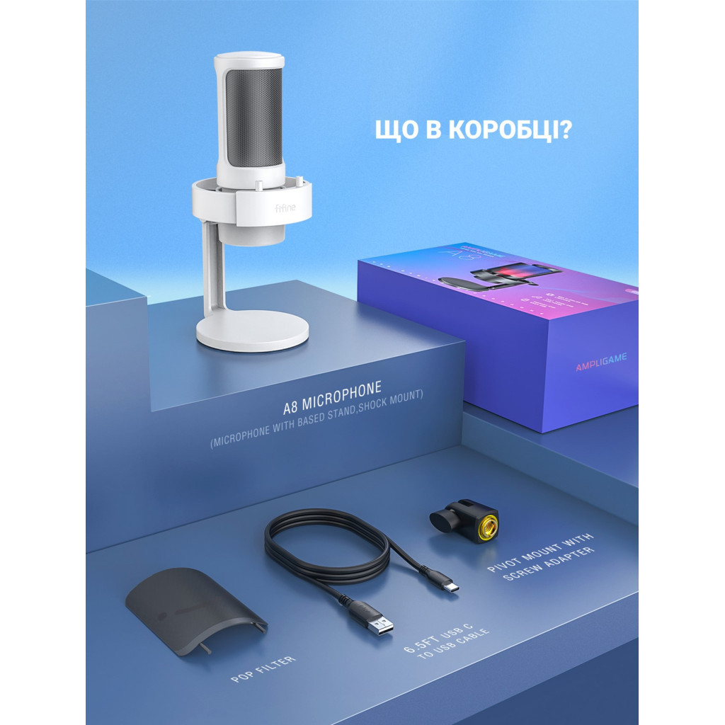 Мікрофон Fifine A8W - picture 8