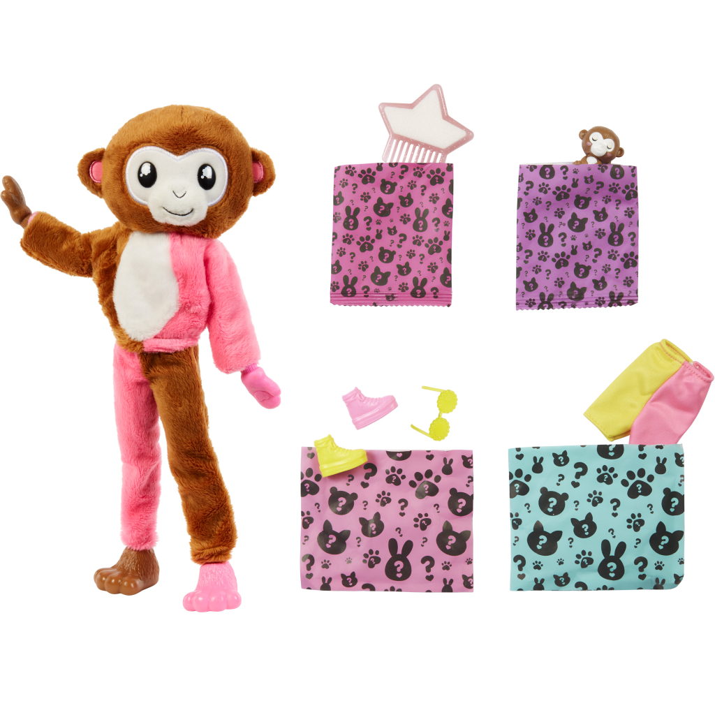 Лялька Barbie Cutie Reveal Друзі з джунглів Мавпеня (HKR01) - зображення 4