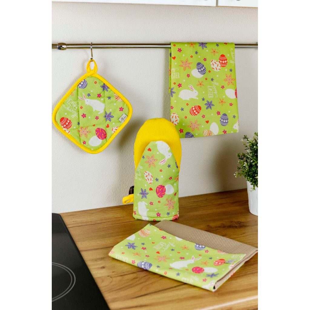 Серветка на стіл Прованс Писанка зелена 35х45 см (4823093443778) - зображення 3