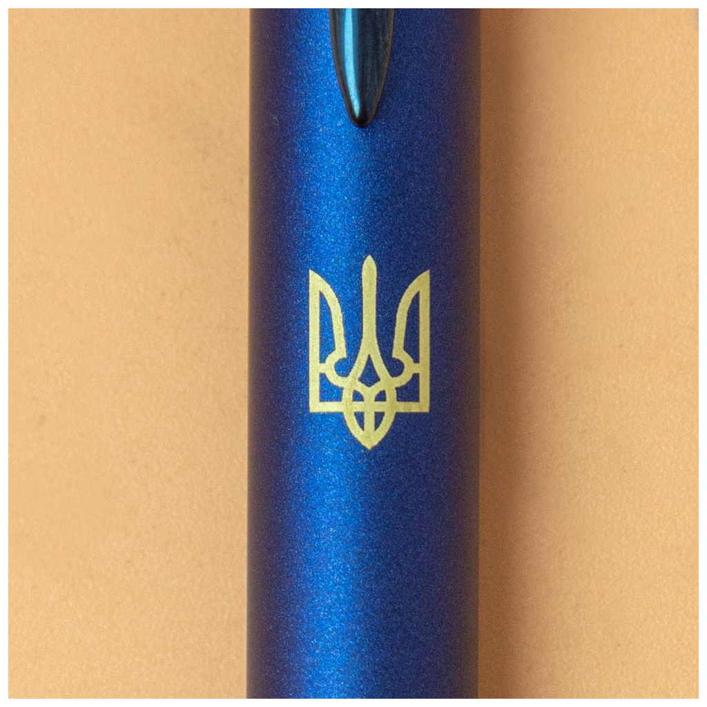 Ручка кулькова Parker IM 17 Professionals UKRAINE Monochrome Blue BP Трезубец (28132_T001y) - зображення 2