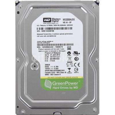 Жорсткий диск 3.5"  320Gb WD (# WD3200AUDX #) - зображення 1