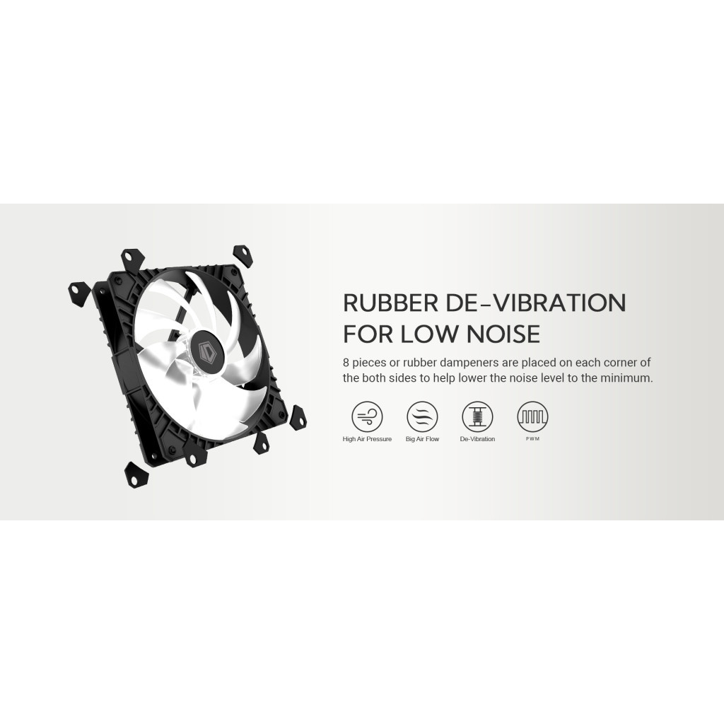 Кулер до корпусу ID-Cooling WF-14025-XT ARGB - зображення 8