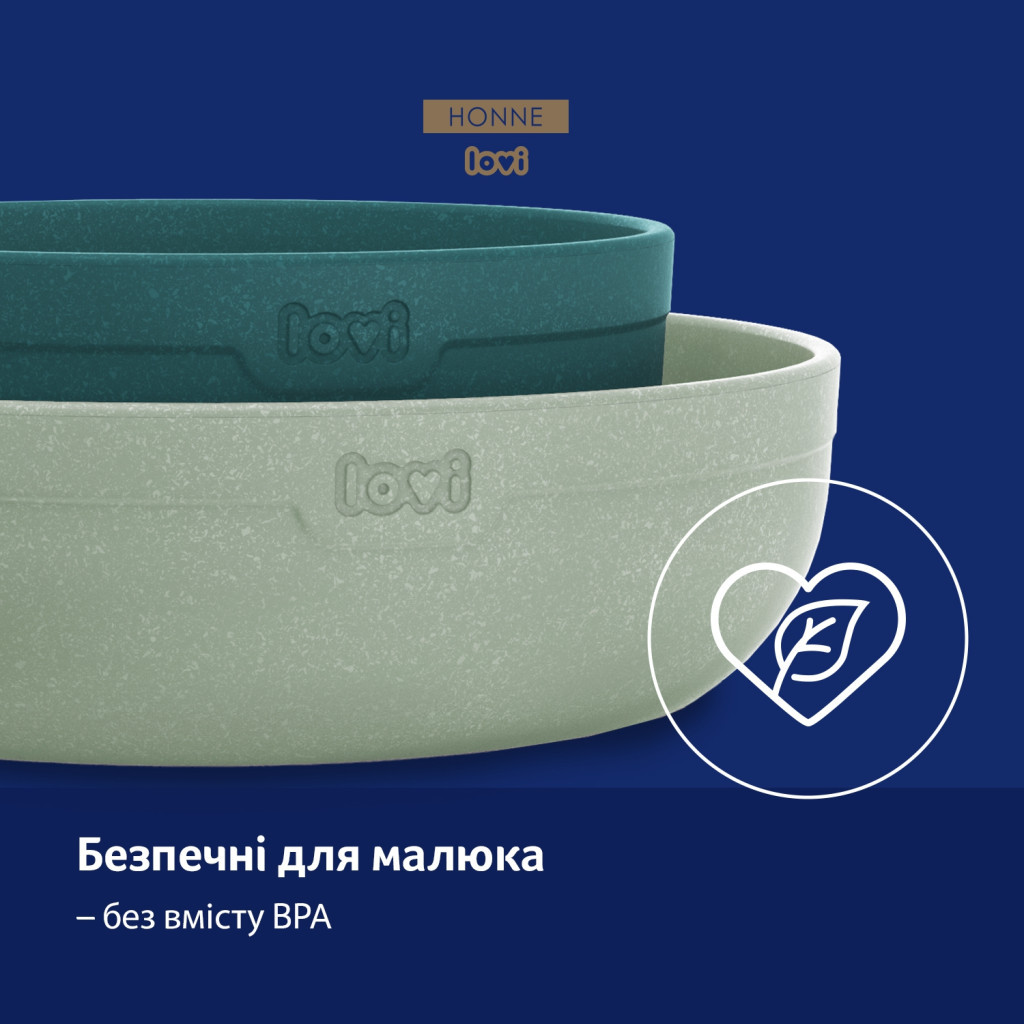 Тарілка дитяча Lovi Pistachio М'ятні 2 шт (21/531_gre) - зображення 4