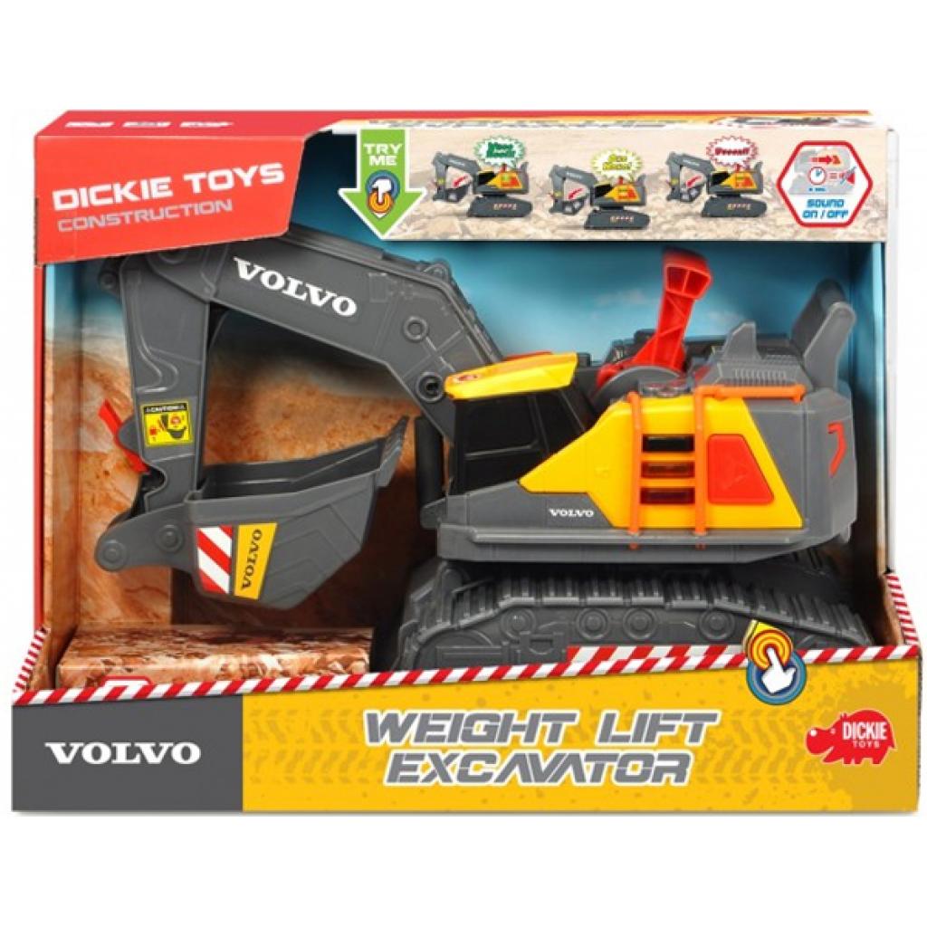 Спецтехніка Dickie Toys Екскаватор Вольво зі звук. та світл. ефектами (3725006) - зображення 9