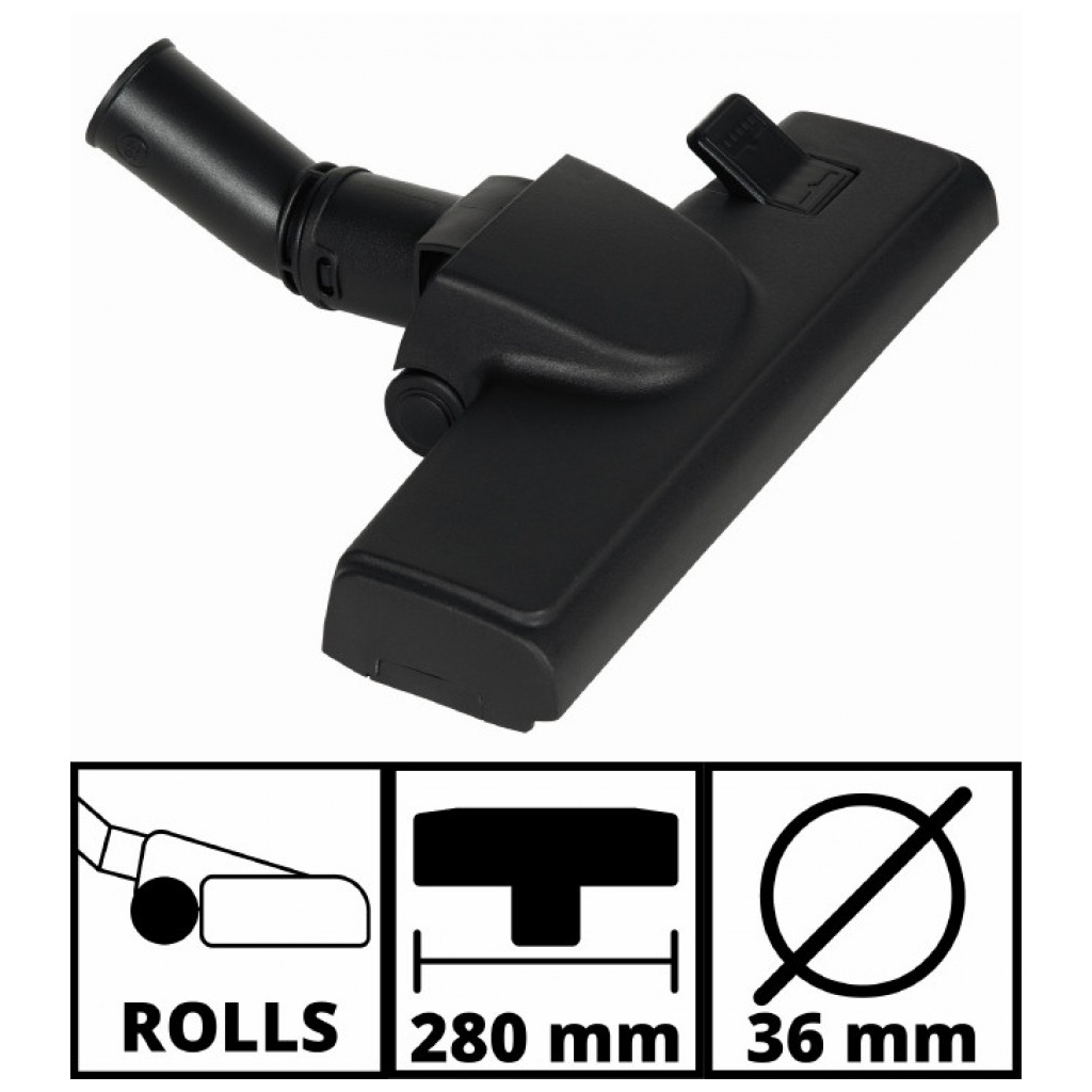 Щітка для пилососа Einhell для підлоги, з роликами (2351216) - зображення 3