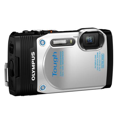 Цифровий фотоапарат Olympus TG-850 White (Waterproof - 10m; iHS) (V104150WE000) - зображення 3