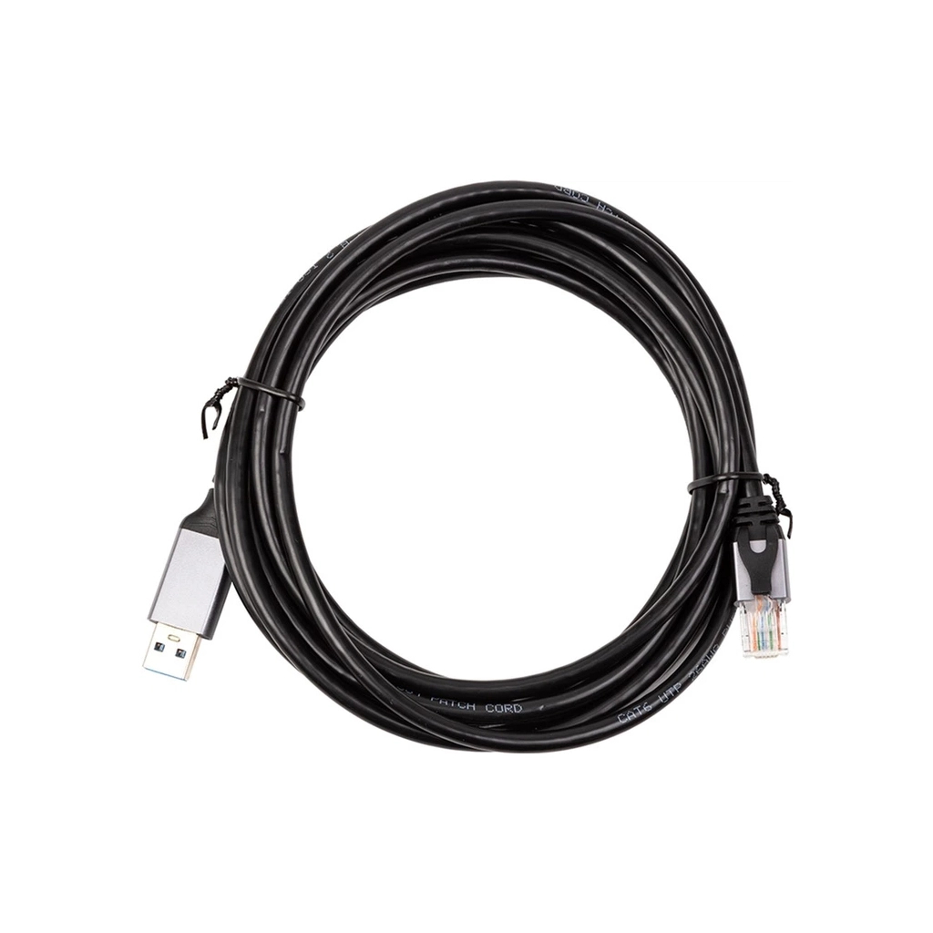 Дата кабель USB AM to RJ45 Ethernet 3.0m CAT6 UTP PowerPlant (CA914999) - зображення 2