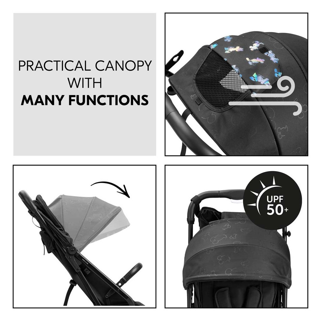 Коляска Hauck Travel N Care Disney 100 Black + органайзер (16023-7) - зображення 11