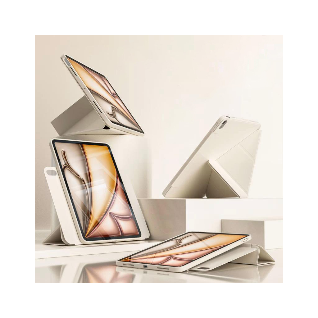Чохол до планшета BeCover Ultra Slim Origami Flex Apple iPad Air 11" M2/M3 (2024/2025) Beige (712976) - зображення 4