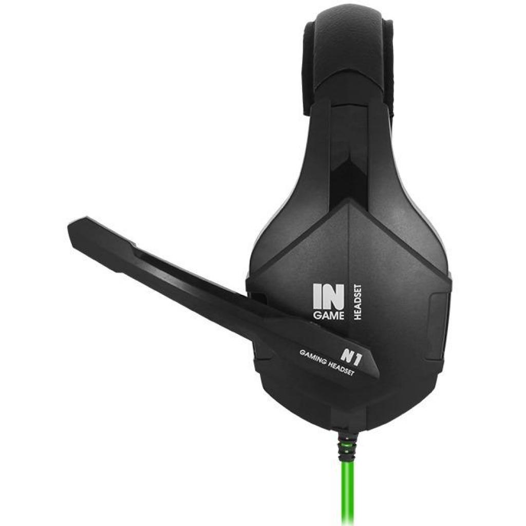 Навушники Gemix N1 Black-Green Gaming - зображення 3