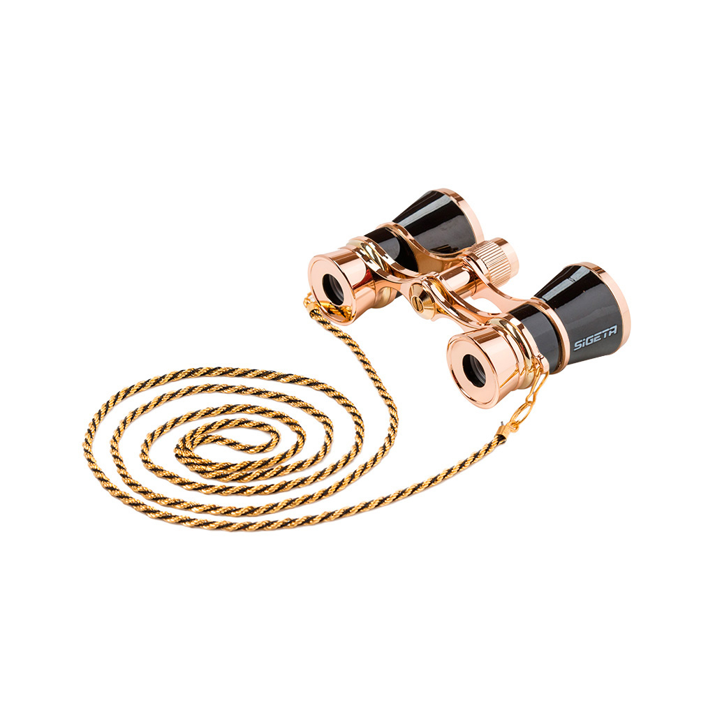 Бінокль Sigeta Teatrum C 3x25 (з ланцюжком) Black (65875) - зображення 3