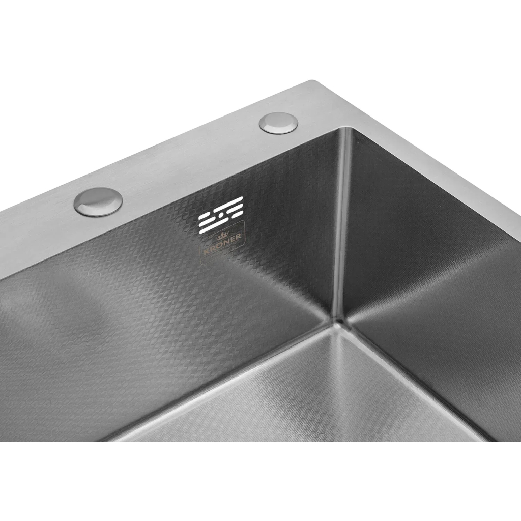 Мийка кухонна Kroner KDBrush5050HM (CV027234) - зображення 6