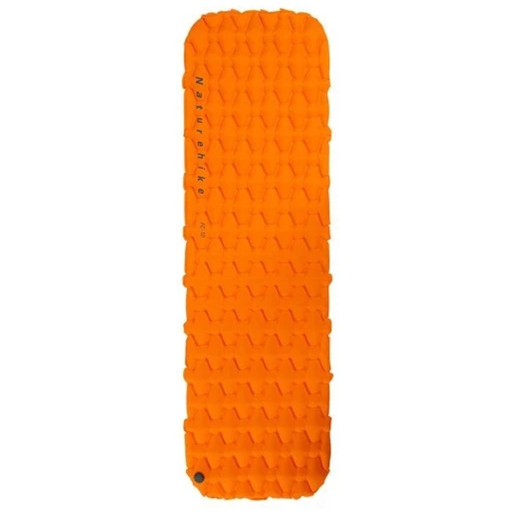 Туристичний килимок Naturehike надувний FC-10 NH19Z032-P 65 мм помаранчевий (6976023922541) - зображення 1