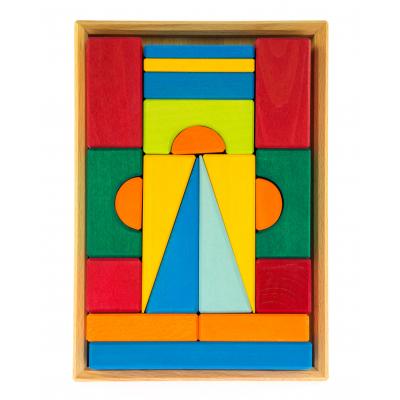 Конструктор Nic дерев'яний Тоскана маленький 20 ел. (NIC523311) - зображення 1